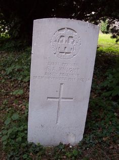 soldier's grave at Berden